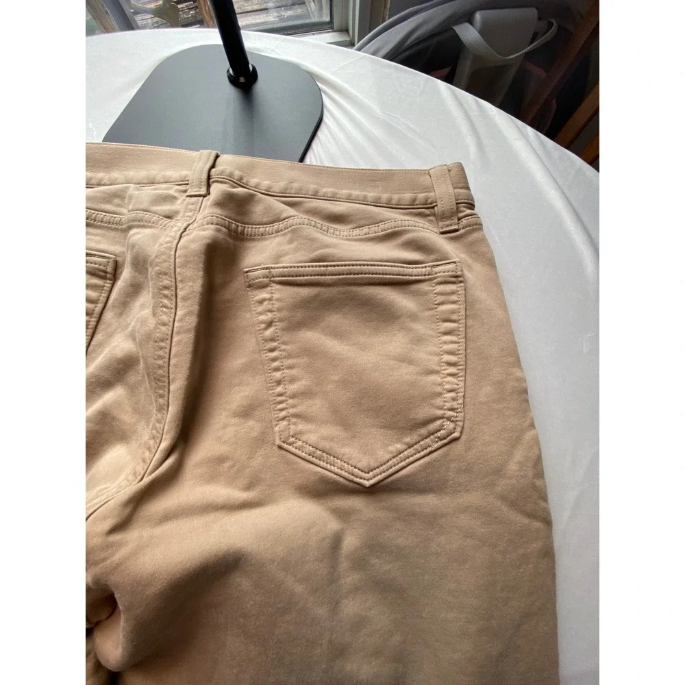 Banana Republic Slim Traveler Khaki Pants Mens 34x34 Tan 488420-01